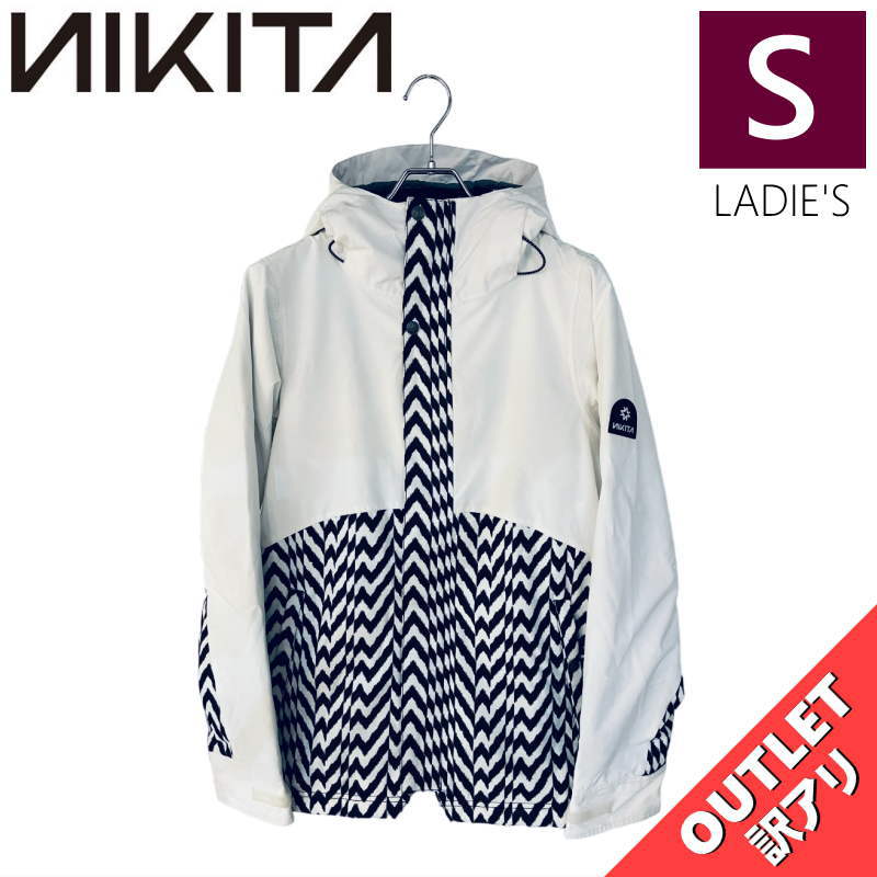 【OUTLET】 NIKITA SITKA JKT WHITE Sサイズ ニキータ シトカ ジャケット JACKET スノボウェア レディース スノーボード ス...