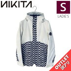 【OUTLET】 NIKITA SITKA JKT WHITE Sサイズ ニキータ シトカ ジャケット JACKET スノボウェア レディース スノーボード スキー 型落ち アウトレット 日本正規品