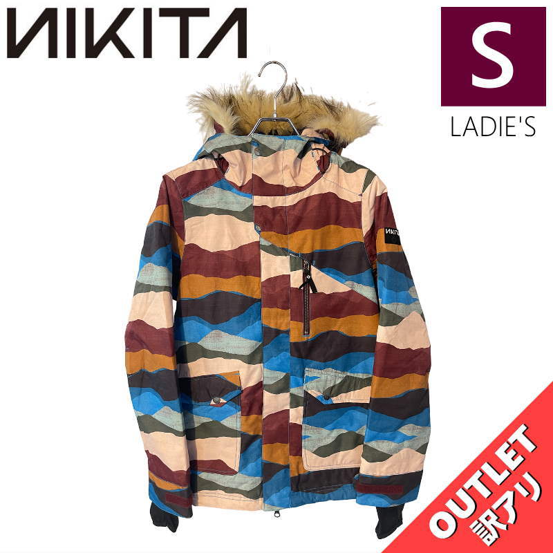 【OUTLET】 NIKITA HAWTHORNE PRINT JKT MOUNTAIN SCAPE Sサイズ ニキータ ホーソーン プリント ジャケット JA...