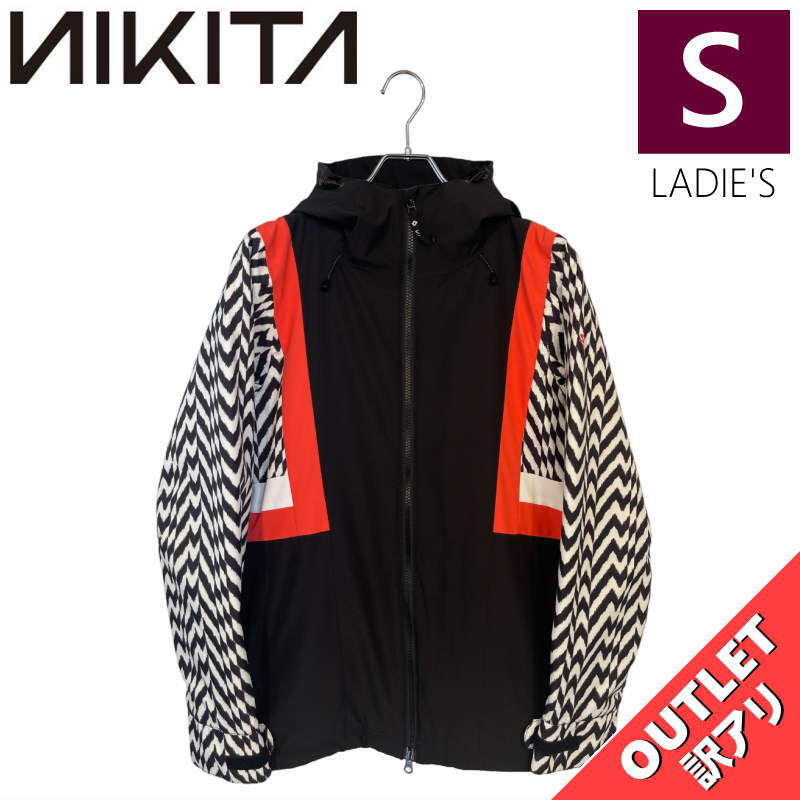 【OUTLET】 NIKITA BONSAI JKT BLACK Sサイズ ニキータ ボンサイ ジャケット JACKET スノボウェア レディース スノーボード スキー シンプルスタイル 型落ち アウトレット 日本正規品