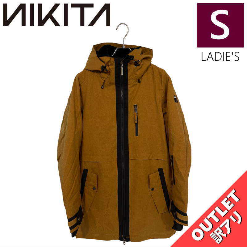 【OUTLET】 NIKITA LARCH JKT CARAMEL Sサイズ ニキータ ラーチ ジャケット JACKET スノボウェア レディース スノーボード スキー シンプルスタイル 型落ち アウトレット 日本正規品