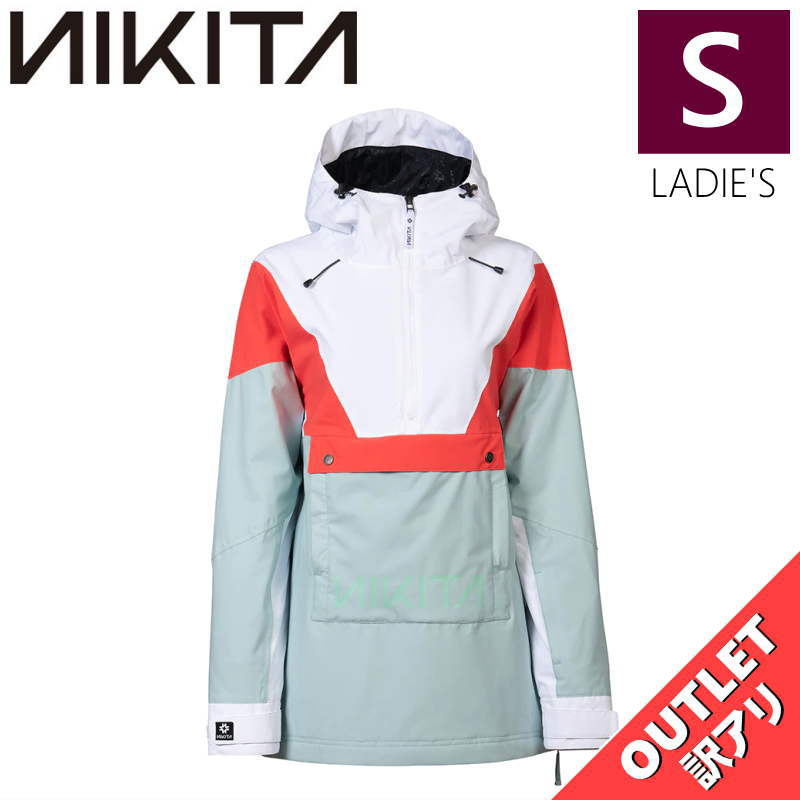 【OUTLET】 NIKITA WILLOW PULLOVER JKT SEAFOAM GREEN Sサイズ ニキータ ウィロウ プルオーバー アノラック ジャ...