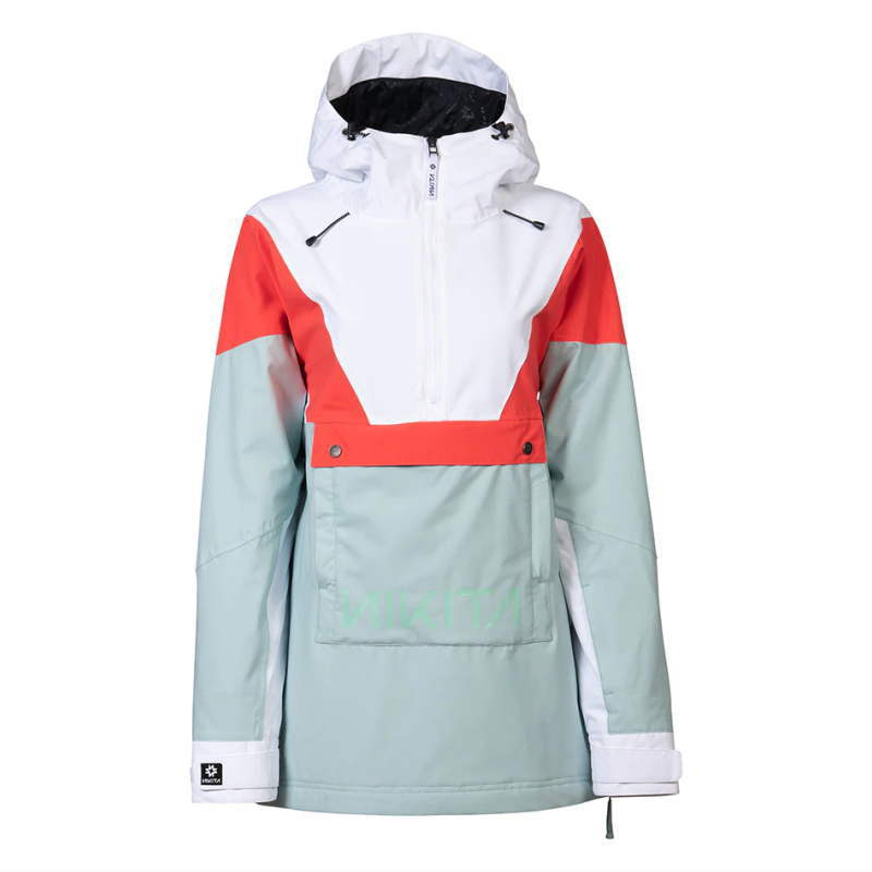 【OUTLET】 NIKITA WILLOW PULLOVER JKT SEAFOAM GREEN Sサイズ ニキータ ウィロウ プルオーバー アノラック ジャケット JACKET スノボウェア レディース スノーボード スキー ハイスペック シンプルスタイル 型落ち アウトレット 日本正規品