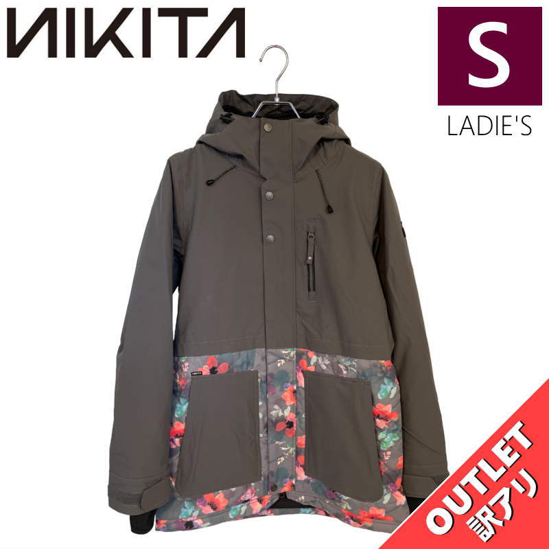 【OUTLET】 NIKITA SYCAMORE JKT STEEL GREY Sサイズ ニキータ シカモア ジャケッ...