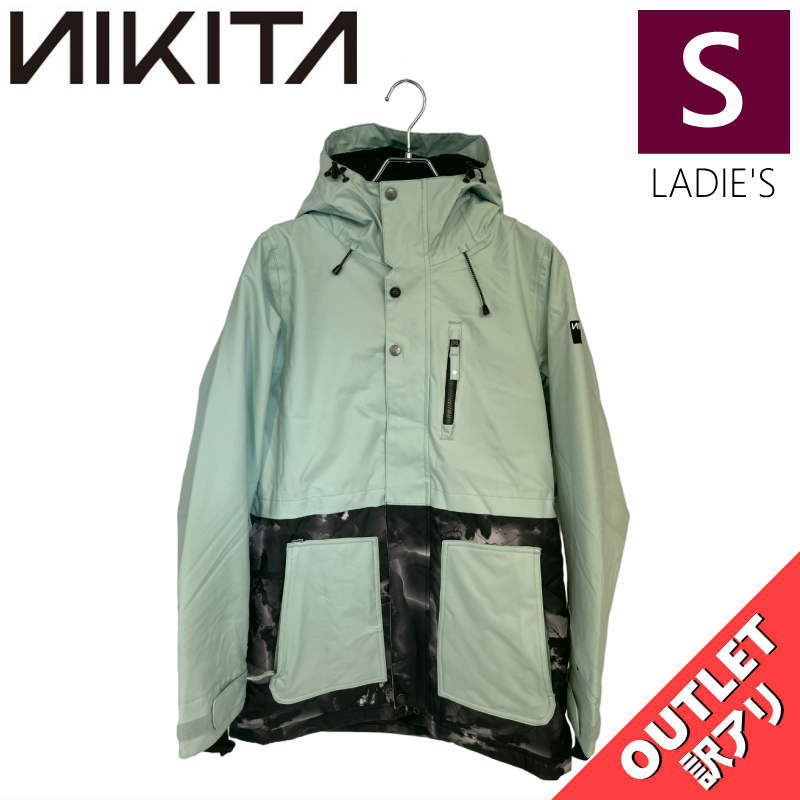 【OUTLET】 NIKITA SYCAMORE JKT SEAFOAM GREEN Sサイズ ニキータ シカモア ジャケット JACKET スノボウェア レディース スノーボード スキー ハイスペック シンプルスタイル 型落ち アウトレット 日本正規品