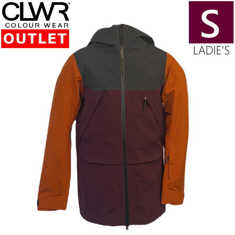 ▲ラスト1点 【OUTLET】 CLWR OWL JKT カラー:Deep Purple Sサイズ カラーウェア ジャケット JACKET レディース スノーボ...