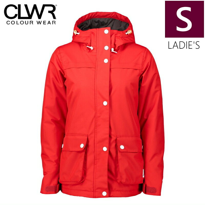 【即納】 ★ CLWR IDA JKT Falu RED Sサイズ カラーウェア フリースキー スノーボード レディース ウーマンズ ジャケット シンプル JACKET WEAR COLOUR 型落ち 旧モデル