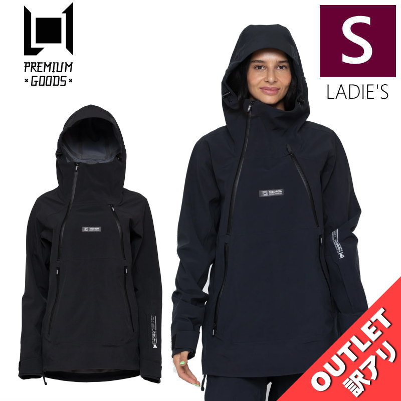 ▲ラスト1点 【アウトレット】L1 ATLAS JKT BLACK Sサイズ 23-24 エルワン エルワン ジャケット JACKET レディース スノーボード...