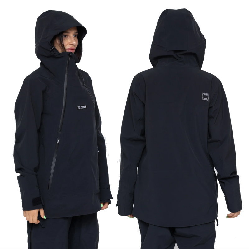 【アウトレット】L1 ATLAS JKT BLACK Sサイズ 23-24 エルワン エルワン ジャケット JACKET レディース スノーボード スキー スノボウェア 型落ち 日本正規品