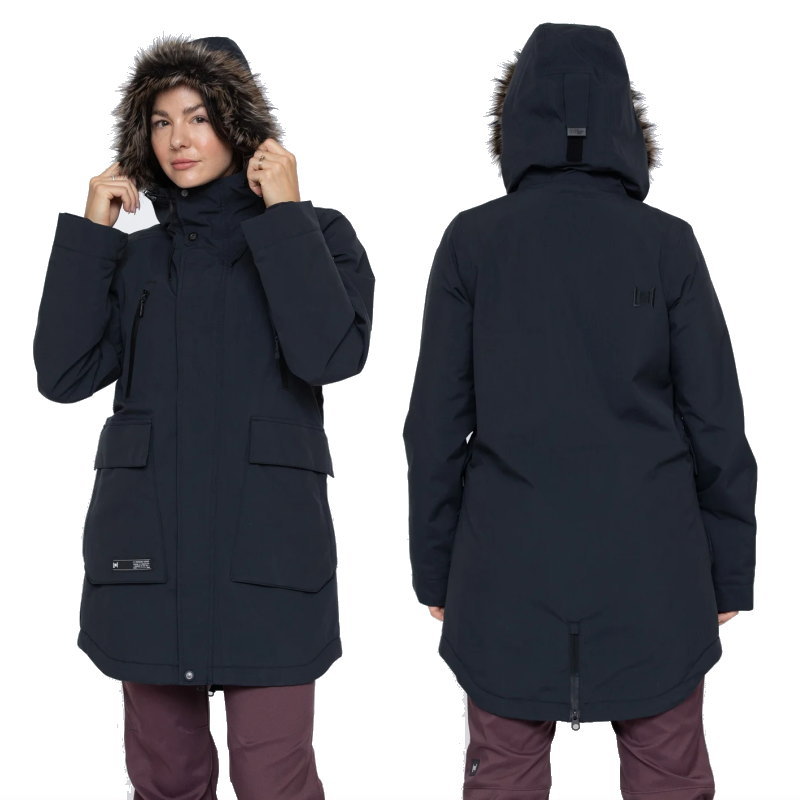 【アウトレット】L1 FAIRBANKS JKT BLACK Sサイズ 23-24 エルワン エルワン ジャケット JACKET レディース スノーボード スキー スノボウェア 型落ち 日本正規品