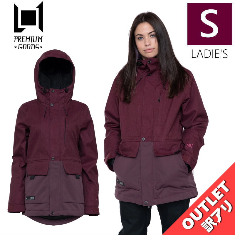 ▲ラスト1点 【アウトレット】L1 ANWEN JKT PORT HUCKLEBERRY Sサイズ 23-24 エルワン エルワン ジャケット JACKET レ...