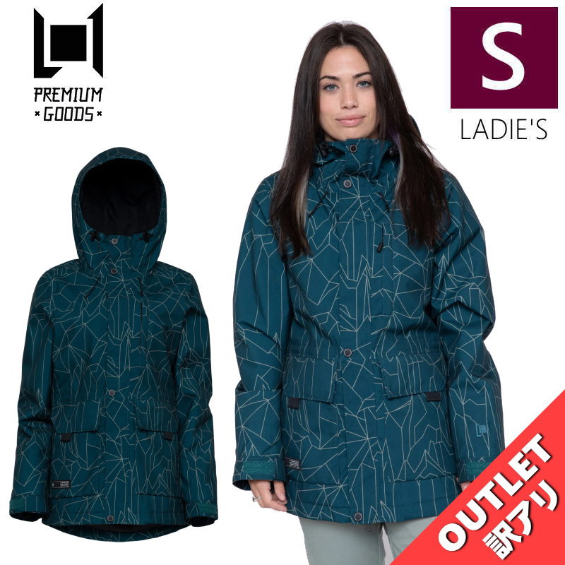 ▲ラスト1点 【アウトレット】L1 ANWEN JKT GEO PRINT Sサイズ 23-24 エルワン エルワン ジャケット JACKET レディース スノ...