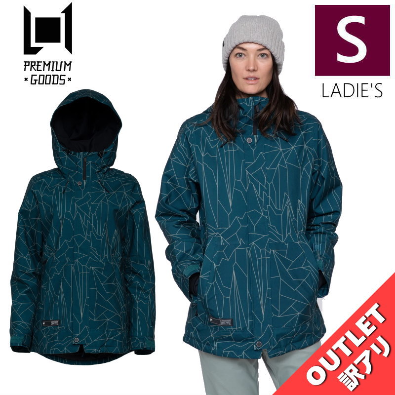 ▲ラスト1点 【アウトレット】L1 LALENA JKT GEO PRINT Sサイズ 23-24 エルワン エルワン ジャケット JACKET レディース ス...