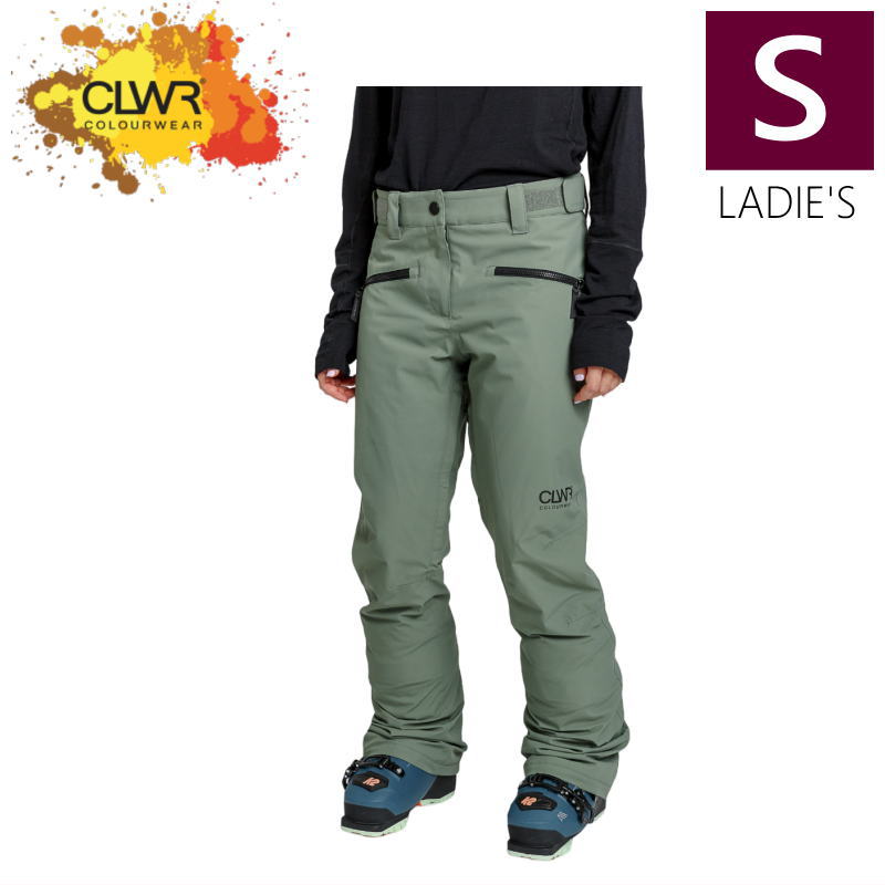 ● CLWR Cork PNT カラー:GREY GREEN Sサイズ カラーウェア コルク パンツ PANT レディース スノーボード スキー 23-24 日本正規品