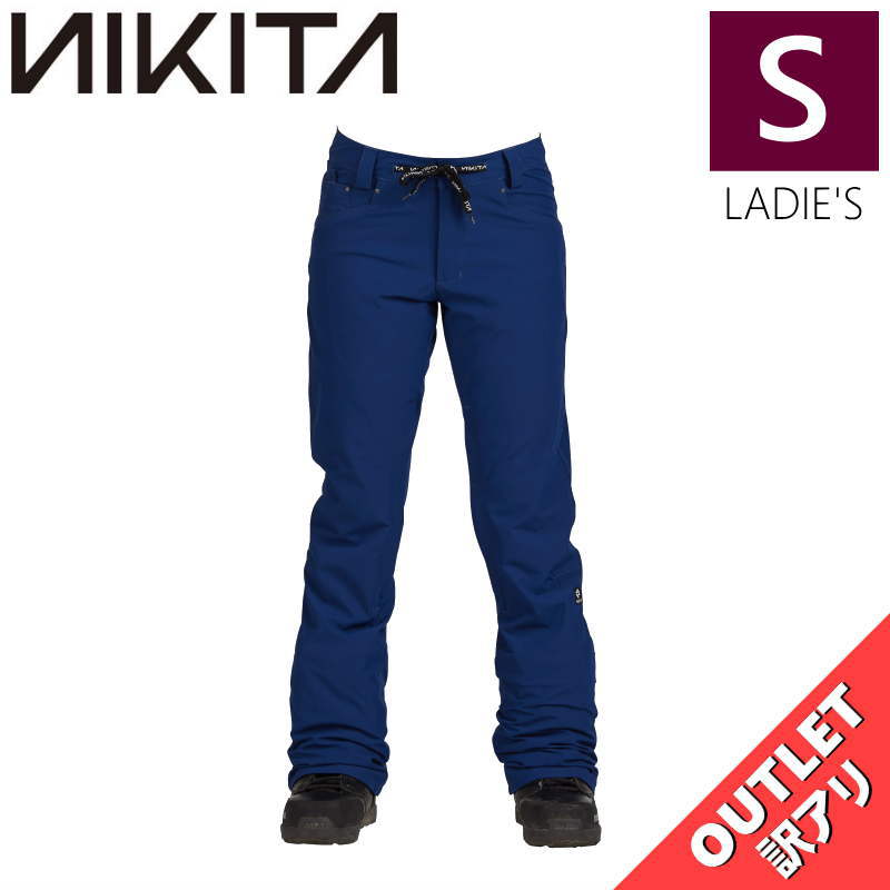 【OUTLET】NIKITA CEDAR PNT NAVY Sサイズ ニキータ セダー パンツ PANT スノボウェア レディース スノーボード スキー シンプルスタイル アウトレット 型落ち 日本正規品