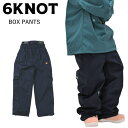 ◎ 24-25 6KNOT BOX PNT カラー:DARK NAVY 6K2406 シックスノット スノーボード スノボウェア レディース オーバーサイズ パ...