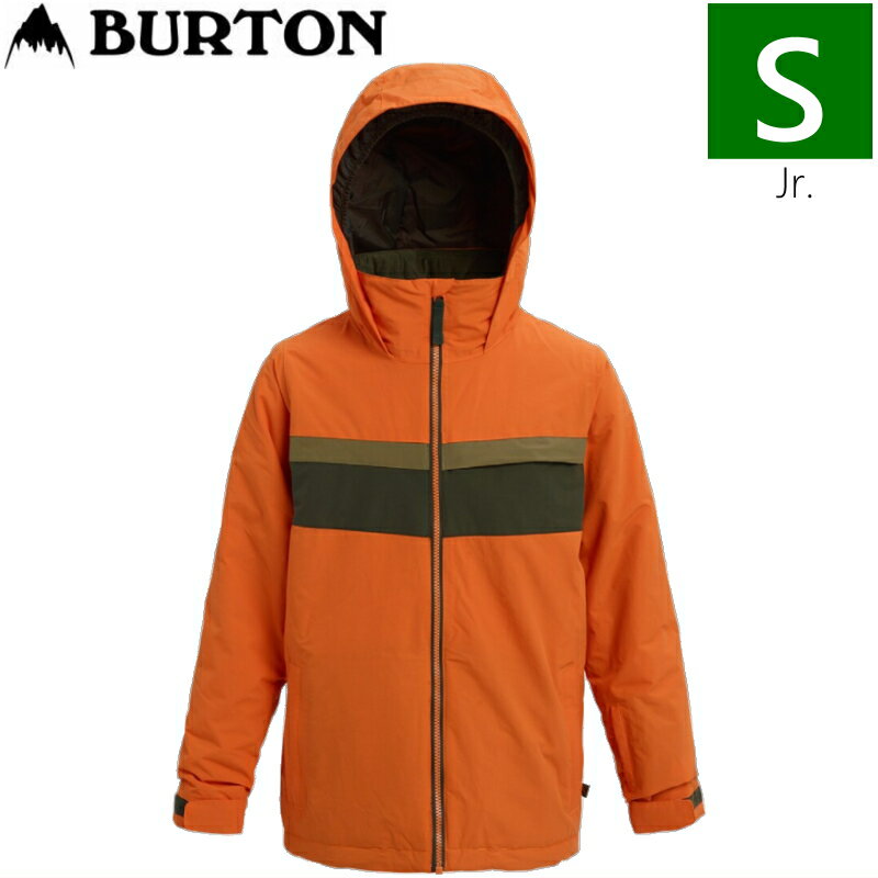 BURTON BOYS PITCHPINE JKT カラー:RUSSET ORANGE Sサイズ バートン ピッチパイン ジャケット JACKET キッズ ジュニア 子供用 ウェア スノーボード スキー 雪遊び シンプルスタイル 型落ち 日本正規品