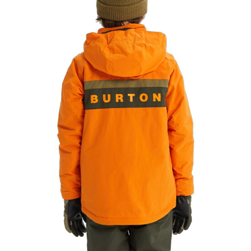 BURTON BOYS PITCHPINE JKT カラー:RUSSET ORANGE Sサイズ バートン ピッチパイン ジャケット JACKET キッズ ジュニア 子供用 ウェア スノーボード スキー 雪遊び シンプルスタイル 型落ち 日本正規品