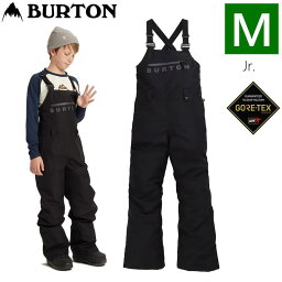 ● 23-24 BURTON KD GORE-TEX STARK BIB PNT カラー:TRUE BLACK Mサイズ バートン ゴアテックス スターク PANT 子供用 キッズ ジュニア スノーボード スキー ビブパンツ 日本正規品