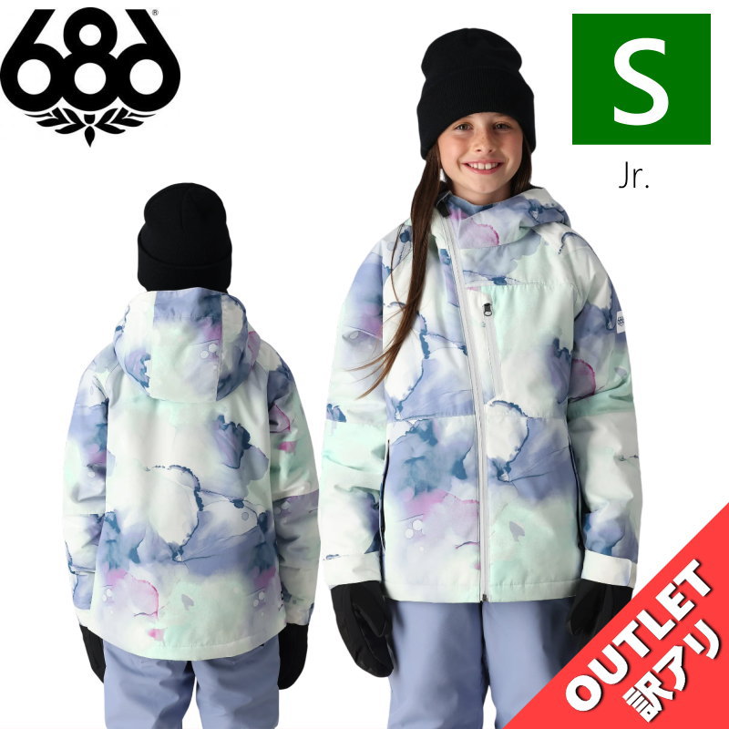 【アウトレット】◎ 686 GIRLS HYDRA INSULATED JKT PURPLE IMPRESSION CLOUDBREAK Sサイズ シックスエイ...