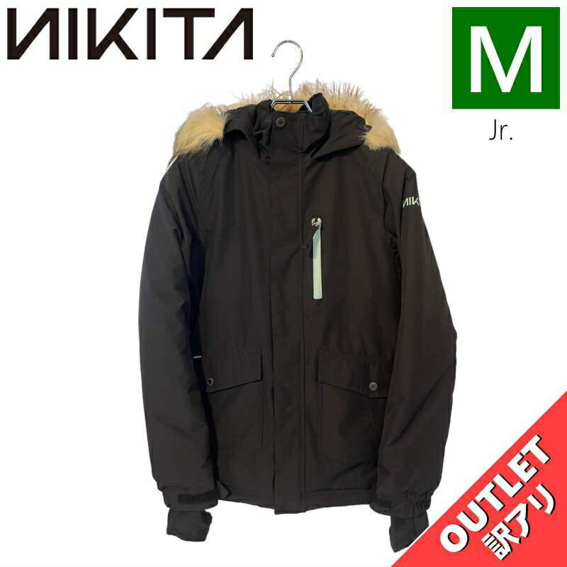 【OUTLET】NIKITA GIRLS ESPAN JKT BLACK Mサイズ キッズ ジュニア ニキータ ニキータ ジャケット JACKET 子供用 スノ...
