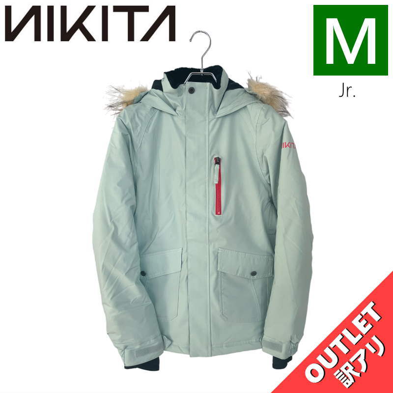 【OUTLET】◆NIKITA GIRLS ESPAN JKT SEAFOAM GREEN Mサイズ キッズ ジュニア ニキータ エスパン ジャケット JACK...