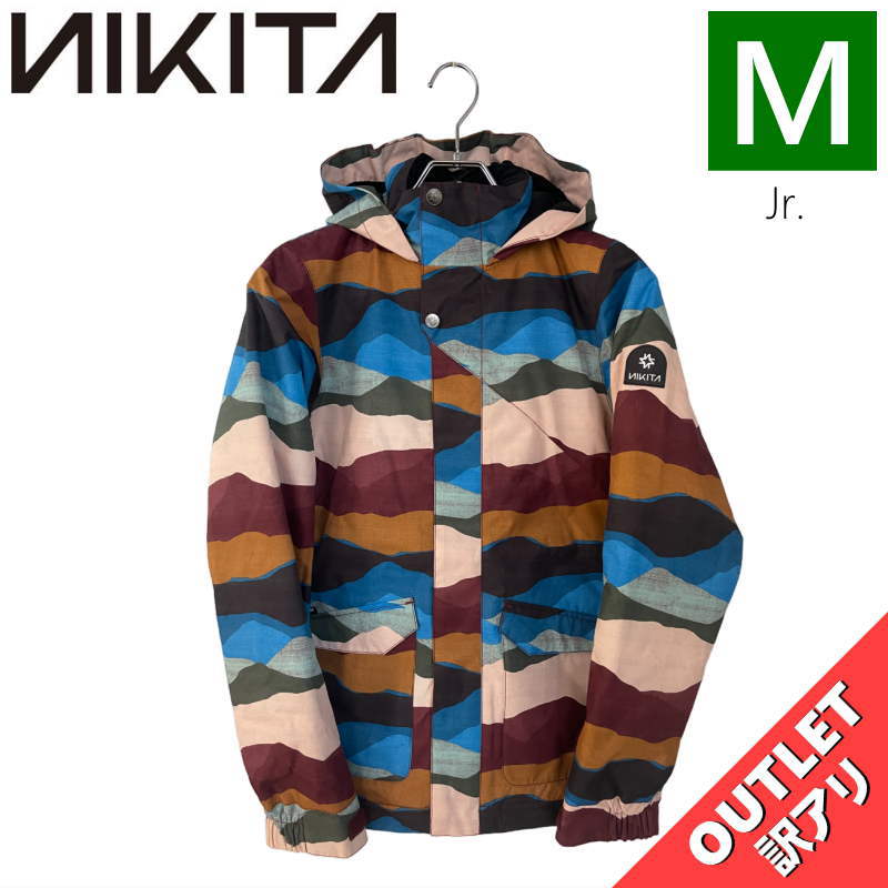 【OUTLET】◆NIKITA GIRLS HAWTHORNE PRINT JKT MOUNTAIN SCAPE Mサイズ キッズ ジュニア ニキータ ホーソー...