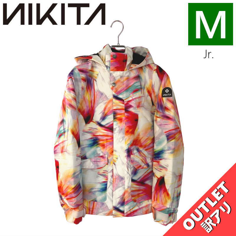 【OUTLET】☆NIKITA GIRLS HAWTHORNE JKT PRINT ELECTRIC Mサイズ キッズ ジュニア ニキータ ホーソーン ジャケッ...