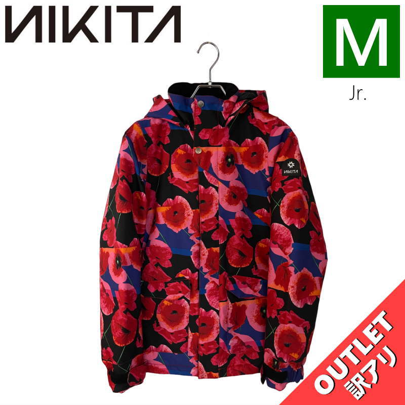 【OUTLET】☆NIKITA GIRLS HAWTHORNE JKT PRINT PANSY Mサイズ キッズ ジュニア ニキータ ホーソーン ジャケット J...