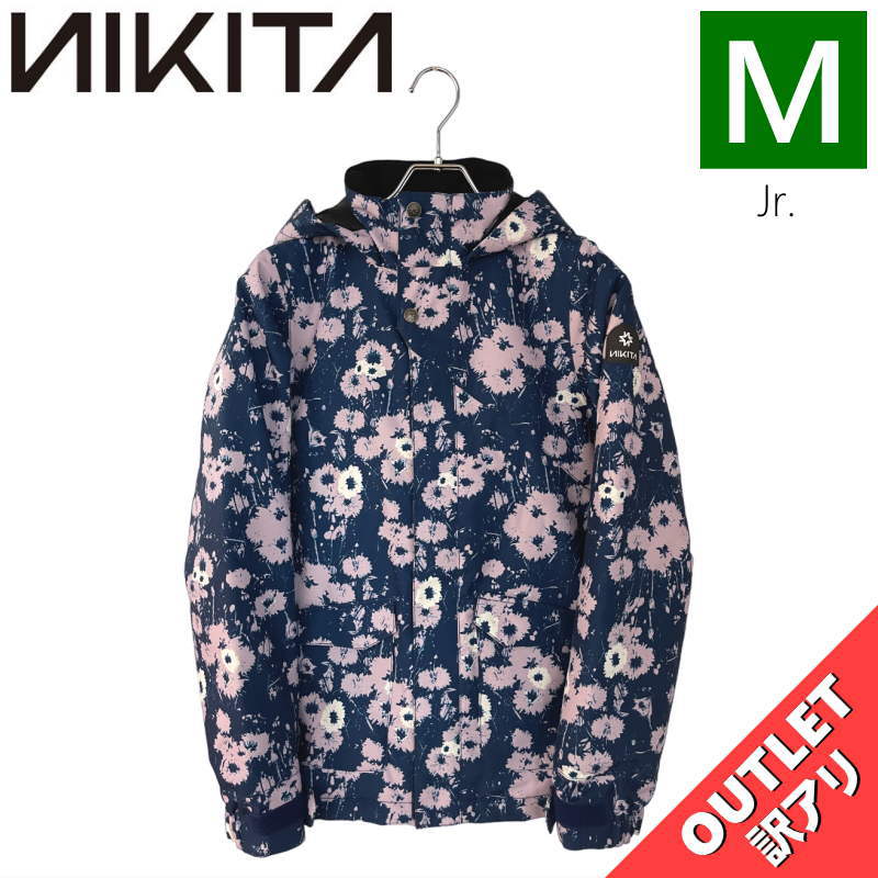 【OUTLET】☆NIKITA GIRLS HAWTHORNE JKT PRINT LAVENDER DAISY Mサイズ キッズ ジュニア ニキータ ホーソー...
