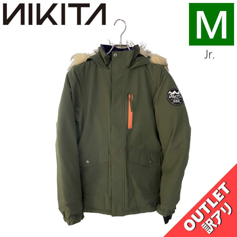 【OUTLET】☆NIKITA GIRLS ESPAN JKT FATIGUE Mサイズ キッズ ジュニア ニキータ エスパン ジャケット JACKET 子供用...