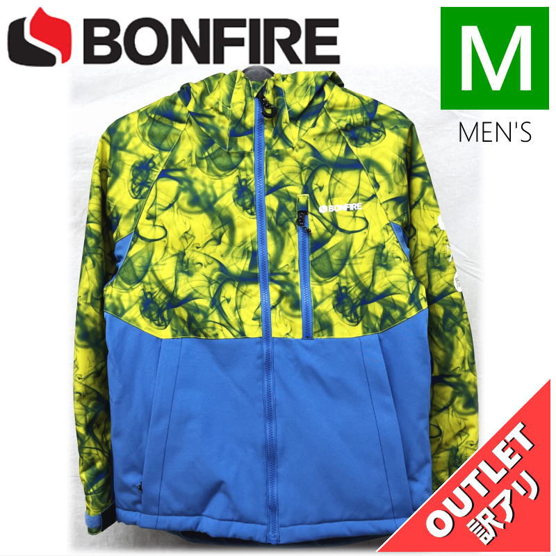 【80%OFF/OUTLET】 ジュニア21 BONFIRE PYRE INSULATED JKT LIME SMOKE BLU Mサイズ キッズ ジュニア 子...