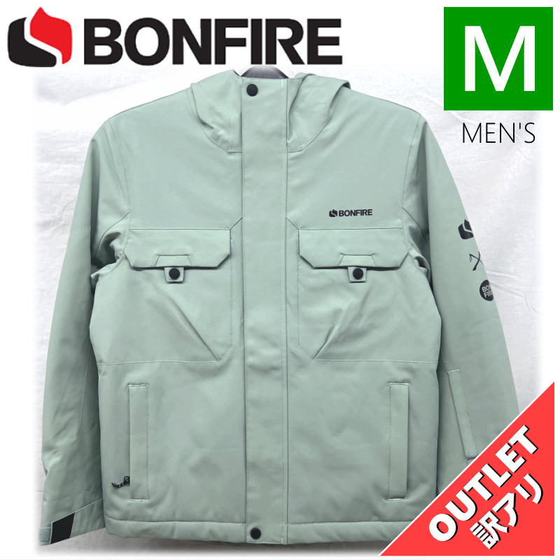 【78%OFF/OUTLET】 ジュニアBONFIRE PITCH JKT MOSS Mサイズ キッズ ジュニア 子供用 スノーボード スノボウェア スキー ジ...