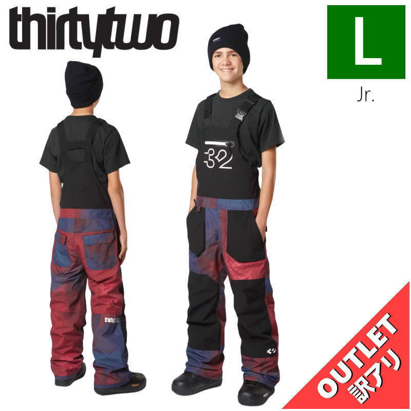 ڥȥåȡ24-25 ˥[L]25 THIRTYTWO YOUTH BASEMENT BIB PNT 顼:HAZE L ƥġ...