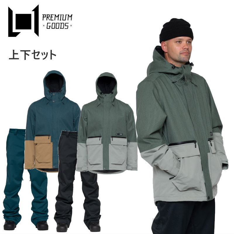 スノボウェア上下セット L1 LEGACY JACKET CHINO PANT エルワン レガシージャケット チノパンツ メンズ スノーボード JACKET PANT 23-24 日本正規品