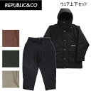  REPUBLIC ㉺Zbg NAUGHTY MOUNTAIN PARKA JACKET WIDE PAINTER PANTS pubN Xm[{[hEFA Y WPbg pc Xg[g~bNX m[eB[}Ee ChyC^[ JKT PNT 23-24 {Ki