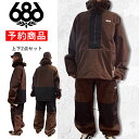 【早期予約商品】上下2点セット 25-26 686 MENSGHOST 2.5L ANORAK JACKET PANT シックスエイトシックス スノボウェア メ...