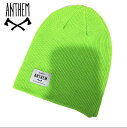 ANTHEM TALL BEANIE J[:NEON LIME r[j[ jbgX