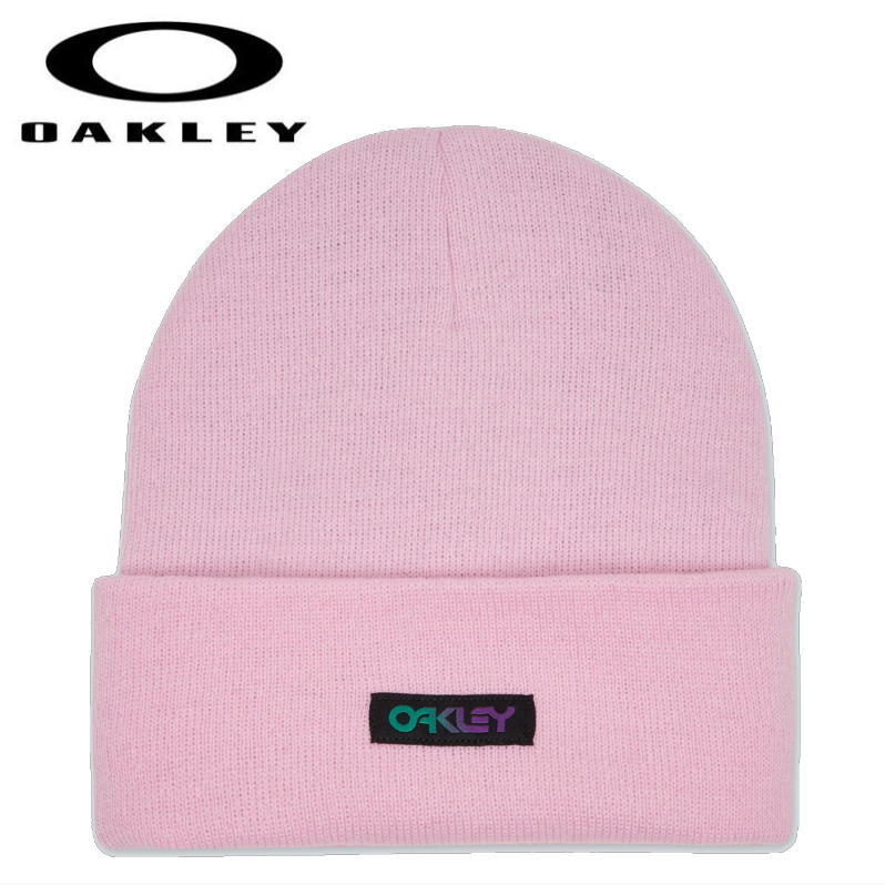 ○23 OAKLEYB1B GRADIENT PATCH BEANIE カラー:PINK FLOWER ビーニー ニット帽 キャップ スノーボード スノボ スキー