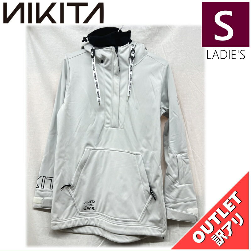 【OUTLET】 NIKITA RADIO PO HOODIE カラー:WHITE Sサイズ レディース スノーボード スキー 撥水 パー..