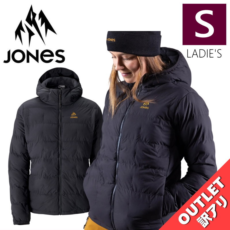 ▲ラスト1点 【アウトレット】◎ JONES DARK START RECYCLE HOODIE JKT STEALTH BLACK Sサイズ ジョーンズ イン...