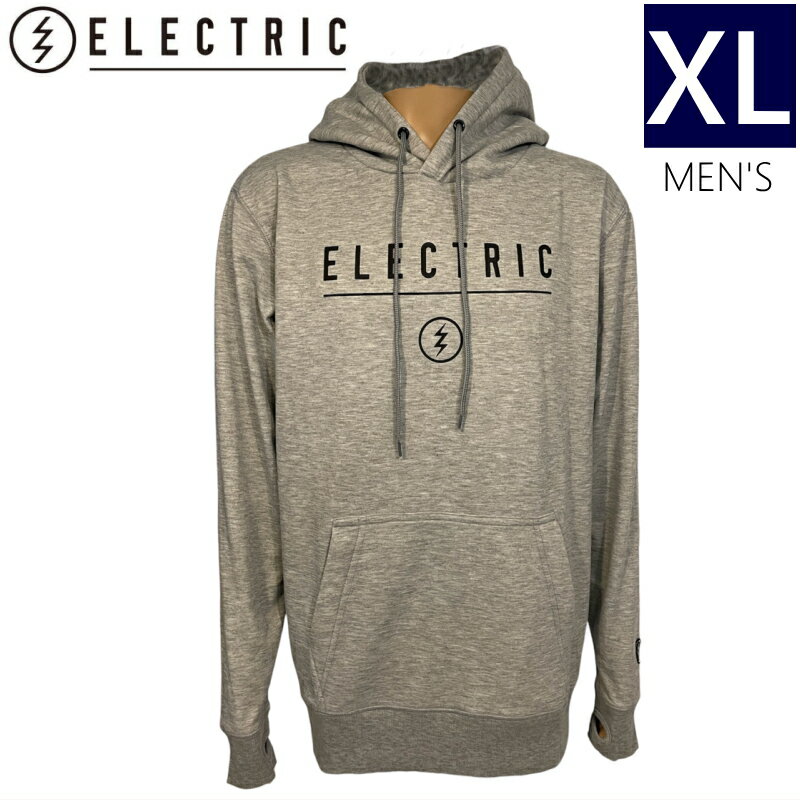 ◇ 21-22 ELECTRIC WATER REPELLENT HOODIE H.GREY XLサイズ エレクトリック スノーボードウェア 撥水パーカー フーディー メンズ 型落ち 旧モデル 日本正規品