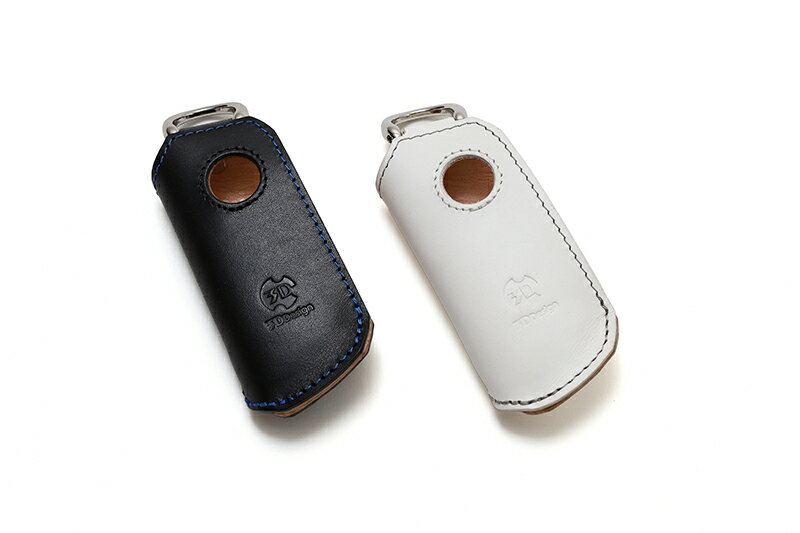 Rakuten - 3D Design (3Dデザイン)MINIキーケース サイズMB ホワイト/ブラック