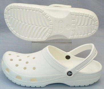 【クロックス33cm】CROCS：クラシック：白(10001-100 classic)：ビッグサイズ：大きいサイズ：サンダル33cm