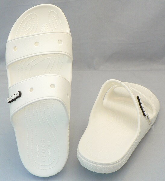 【クロックス29cm】CROCS：クラシック クロックス サンダル：白(206761-100 classic crocs sandal)：ビッグサイズ：大きいサイズ：サンダル29cm