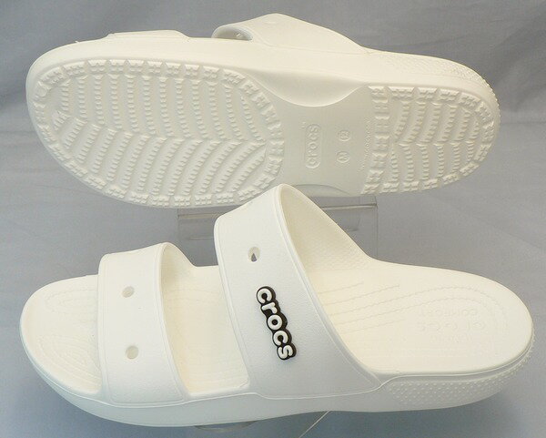 【クロックス29cm】CROCS：クラシック クロックス サンダル：白(206761-100 classic crocs sandal)：ビッグサイズ：大きいサイズ：サンダル29cm