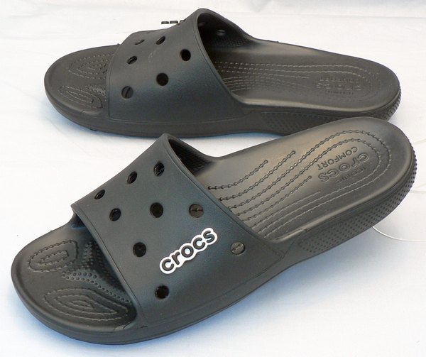【クロックス30cm】CROCS：クラシック クロックス スライド：黒(206121-001 classic crocs slide)：ビッグサイズ：大きいサイズ：サンダル30cm