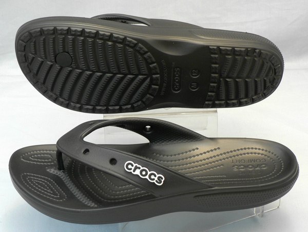 【クロックス30cm】CROCS：クラシック フリップ：黒(207713-001 classic crocs flip)：ビッグサイズ：大きいサイズ：サンダル30cm