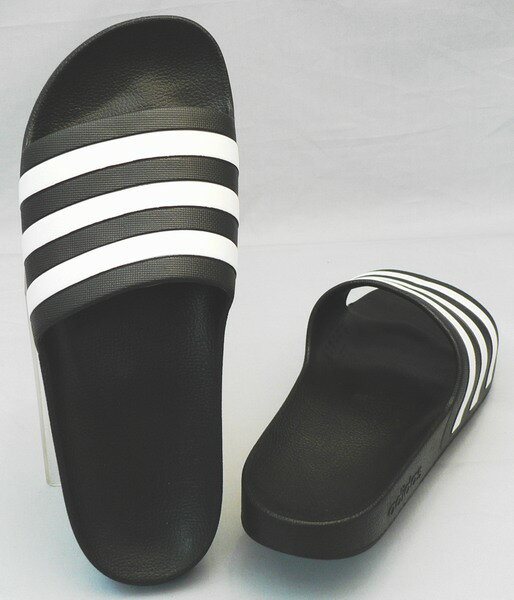 【アディダス30.5cm】アディレッタ アクア：黒×白(F35543 ADILETTE AQUA)：ビッグサイズ：大きいサイズ：サンダル30.5cm