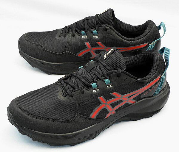 Rakuten - 【アシックス29cm】【送料込】防水：ゲル-ベンチャー11 WP：黒×暗赤(1011C159-001 GEL-VENTURE 11 WATER PROOF)：ビッグサイズ：大きいサイズ：スニーカー29cm